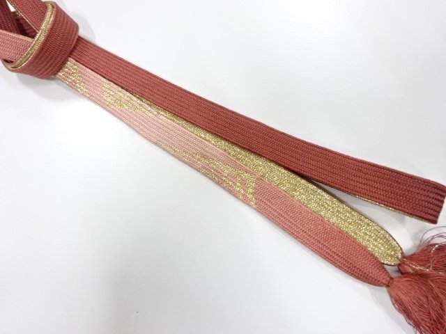 正絹　手組帯締め